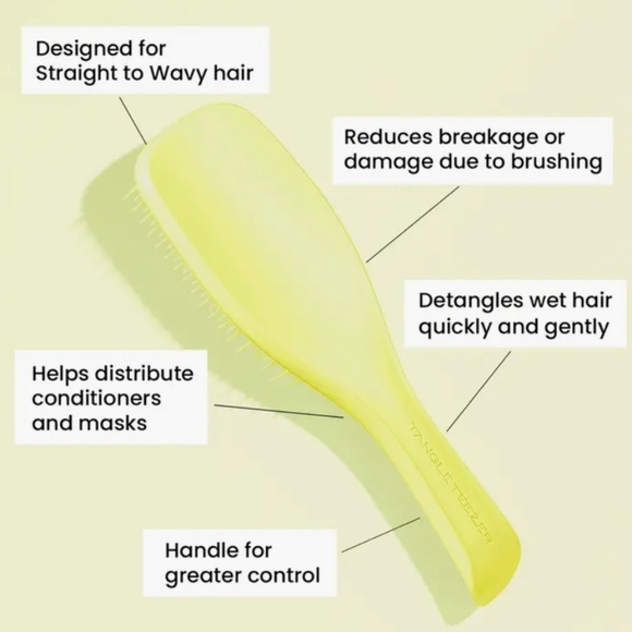 Tangle Teezer Ultimate Detangler Hairbrush in Hyper Yellow - Picture 7 of 9